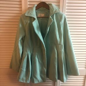 Xhilaration Light blue pea coat